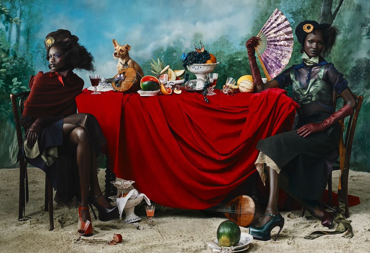 StreetFashion01's tweet photo. John Galliano x Zara shot by Rafael Pavarotti (2026) https://t.co/8SqXHBQRB9