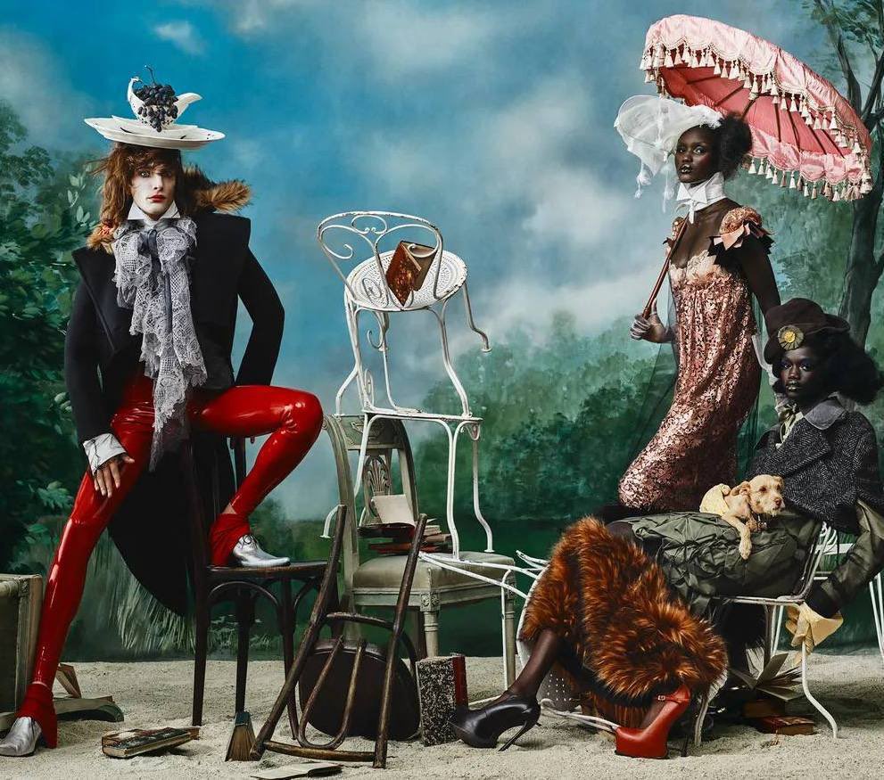 StreetFashion01's tweet photo. John Galliano x Zara shot by Rafael Pavarotti (2026) https://t.co/8SqXHBQRB9