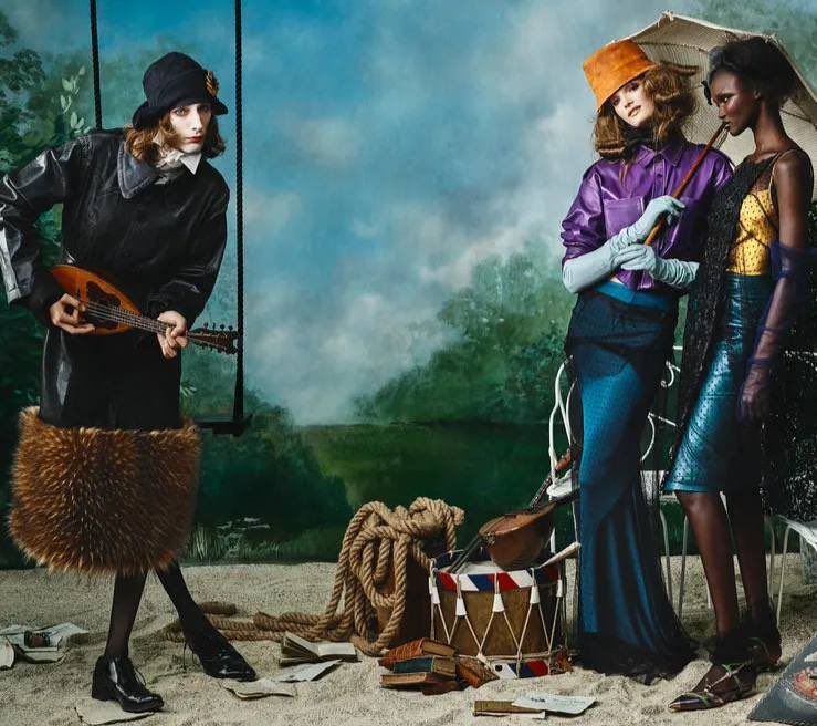 StreetFashion01's tweet photo. John Galliano x Zara shot by Rafael Pavarotti (2026) https://t.co/8SqXHBQRB9