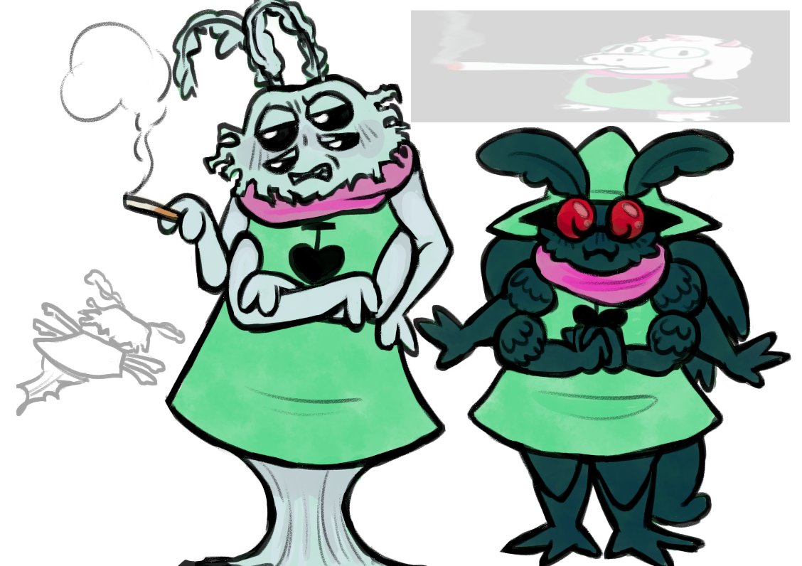 C_Bluelobster's tweet photo. Oop I forgot to also post these here, #deltarune and #lookoutside crossover art request from tumblr (1/2) https://t.co/guNazgrqzl