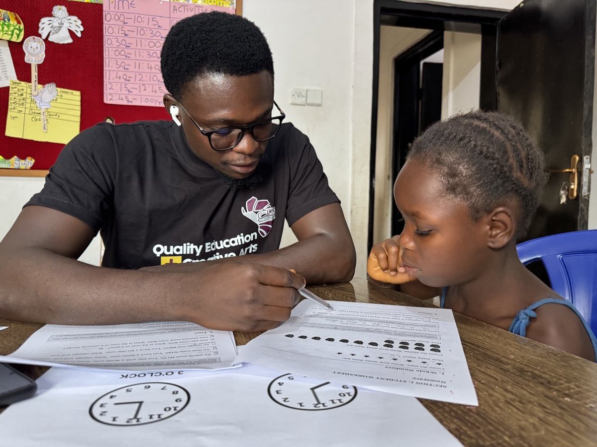 COALNG's tweet photo. GAEF's new curriculum pilot began with baseline assessments across our partner centers. Knowing where every child starts helps us track their progress, see how they engage, and keep improving the curriculum.
#COALNG #GAEF #GrassrootEducation #Literacy #EducationForAll https://t.co/VkdjrRLVmH