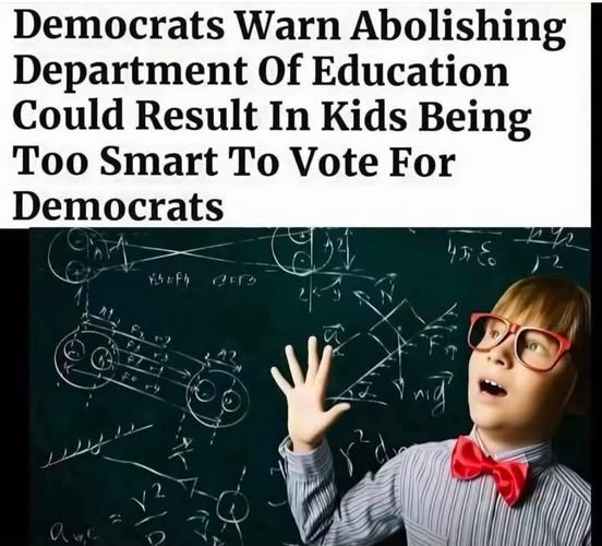 RYboating's tweet photo. The only way they will be too smart to vote for democrats is if we completely remove the communist educators and the teacher's unions.😉

We must find our way back to actually 'educating' kids instead of indoctrinating them.

There is so much work to do! https://t.co/KaMDjvNeOR