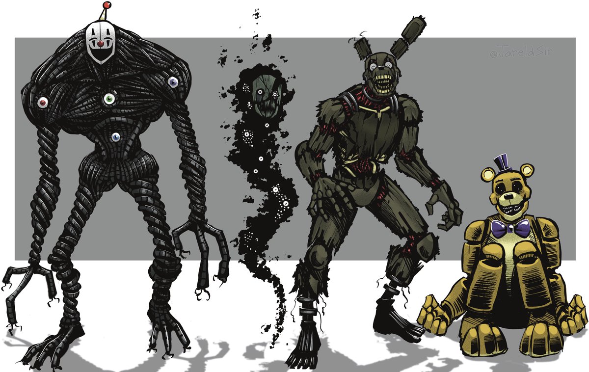 JareldSir's tweet photo. The Oddballs. #fnaf https://t.co/s3wCei57GC