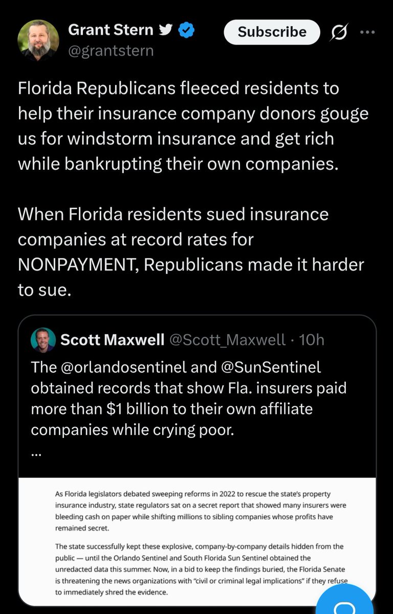 Fievel131's tweet photo. @SenAshleyMoody As AG of FL, Moody took donations from insurers. Those insurance companies set astronomical premiums and made it harder for Floridians to collect on claims.
Moody is unethical &amp; should lose her appointed senate seat.
We are tired of corruption on the state &amp; federal level. https://t.co/p4Jd3cnX8Q