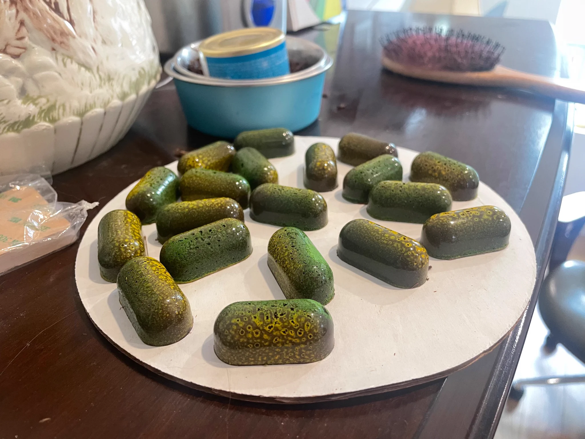 my roomie made chocolate bonbons don’t they look delicious. not ...