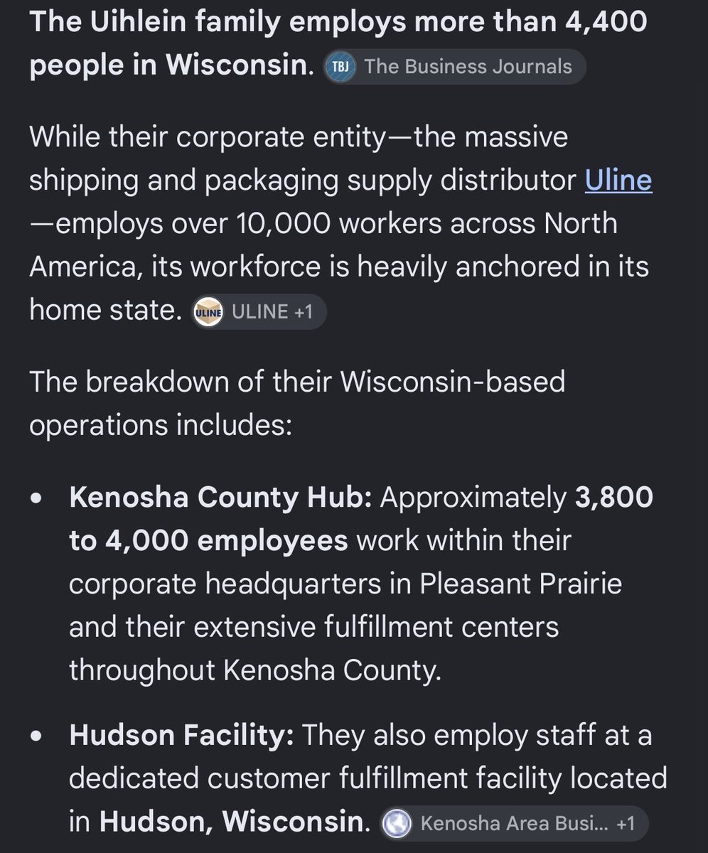 mayudiusen's tweet photo. @quarter_rican @TiffanyWarRoom How many Wisconsinites do you employ? https://t.co/wTQKS9vWzy