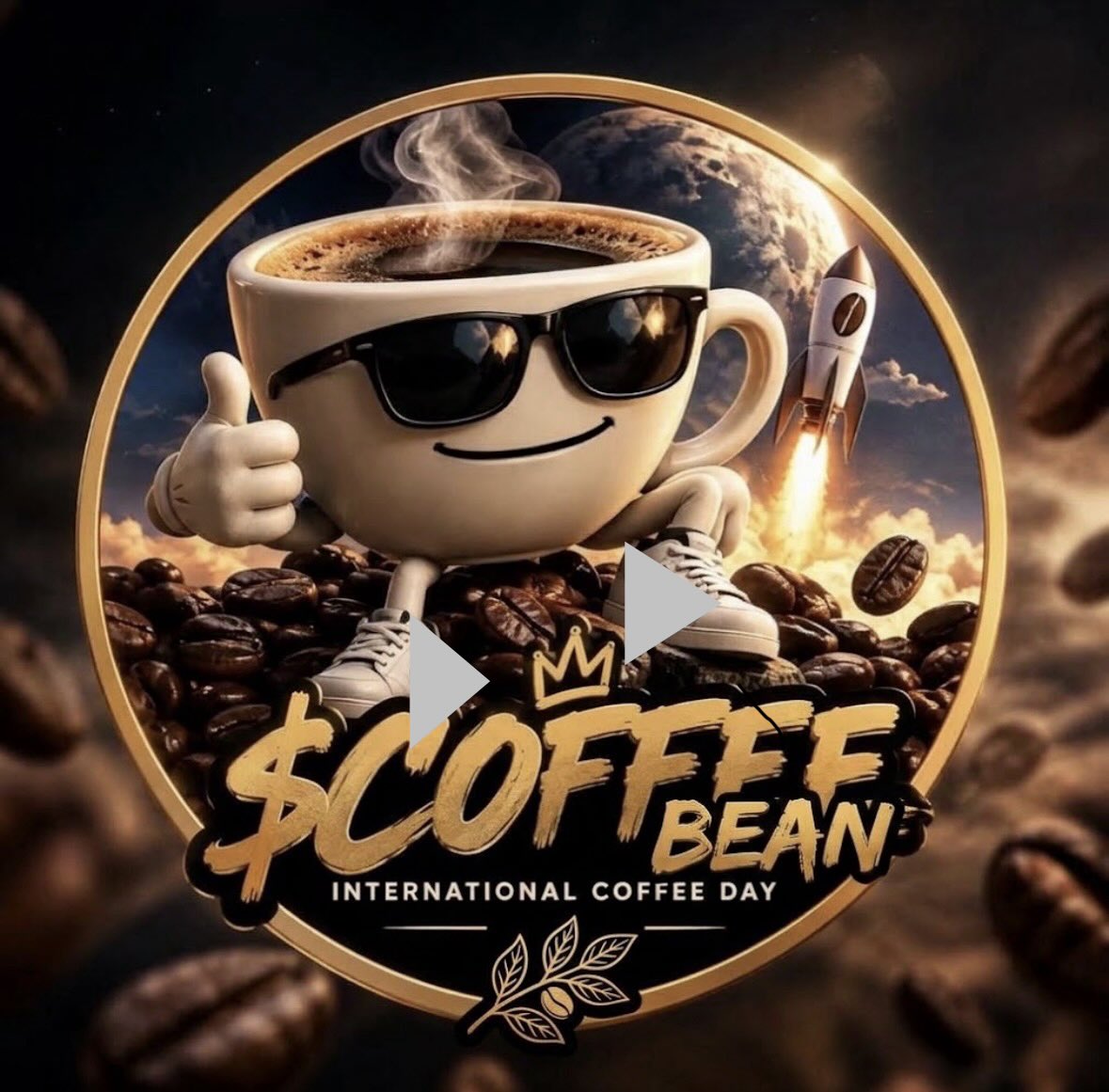 COFFEEBEAN_DAY's tweet photo. ☕ Tomorrow the whole world celebrates coffee. $COFFEEBEAN is already awake. 😎

I hope you're all treating yourselves to a coffee ☕ One sugar or two?
Happy Coffee Day, guys!
 Tag the friend who can't function without their morning cup 👇

#solana #coffee #internationalcoffeeday
