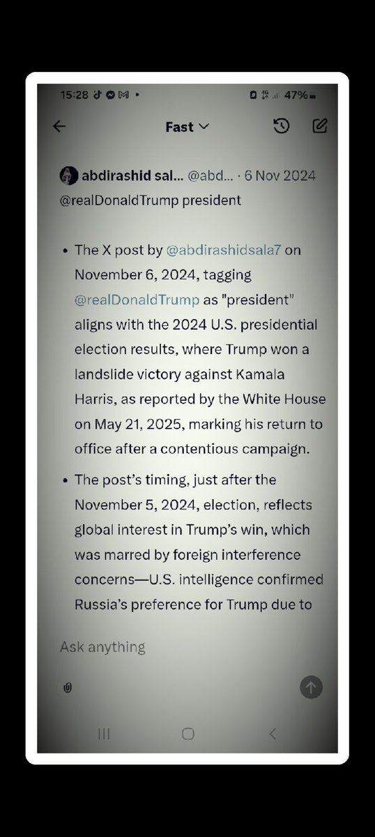 abdirashidsala7's tweet photo. @realDonaldTrump https://t.co/3YomvD7nH3