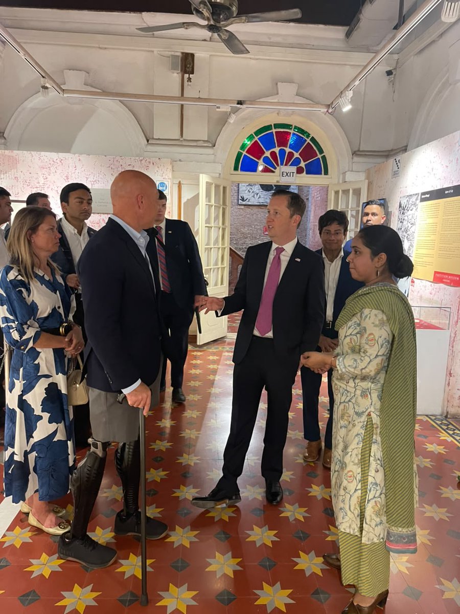 PartitionMuseum's tweet photo. The Partition Museum, Amritsar was honoured to welcome H.E. Sergio Gor, Ambassador of the US to India, and US Congressman, Brian Mast on 28 Sept.'26.

Ambassador Gor also left a message on the Tree of Hope, writing “May the hope of millions come true and turn to peace!” https://t.co/L6AE2HrNxq