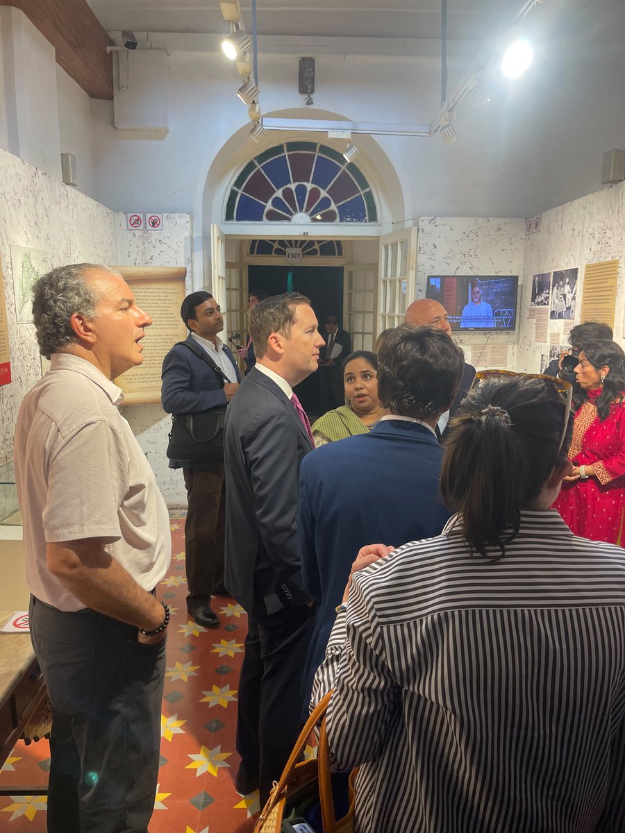 PartitionMuseum's tweet photo. The Partition Museum, Amritsar was honoured to welcome H.E. Sergio Gor, Ambassador of the US to India, and US Congressman, Brian Mast on 28 Sept.'26.

Ambassador Gor also left a message on the Tree of Hope, writing “May the hope of millions come true and turn to peace!” https://t.co/L6AE2HrNxq