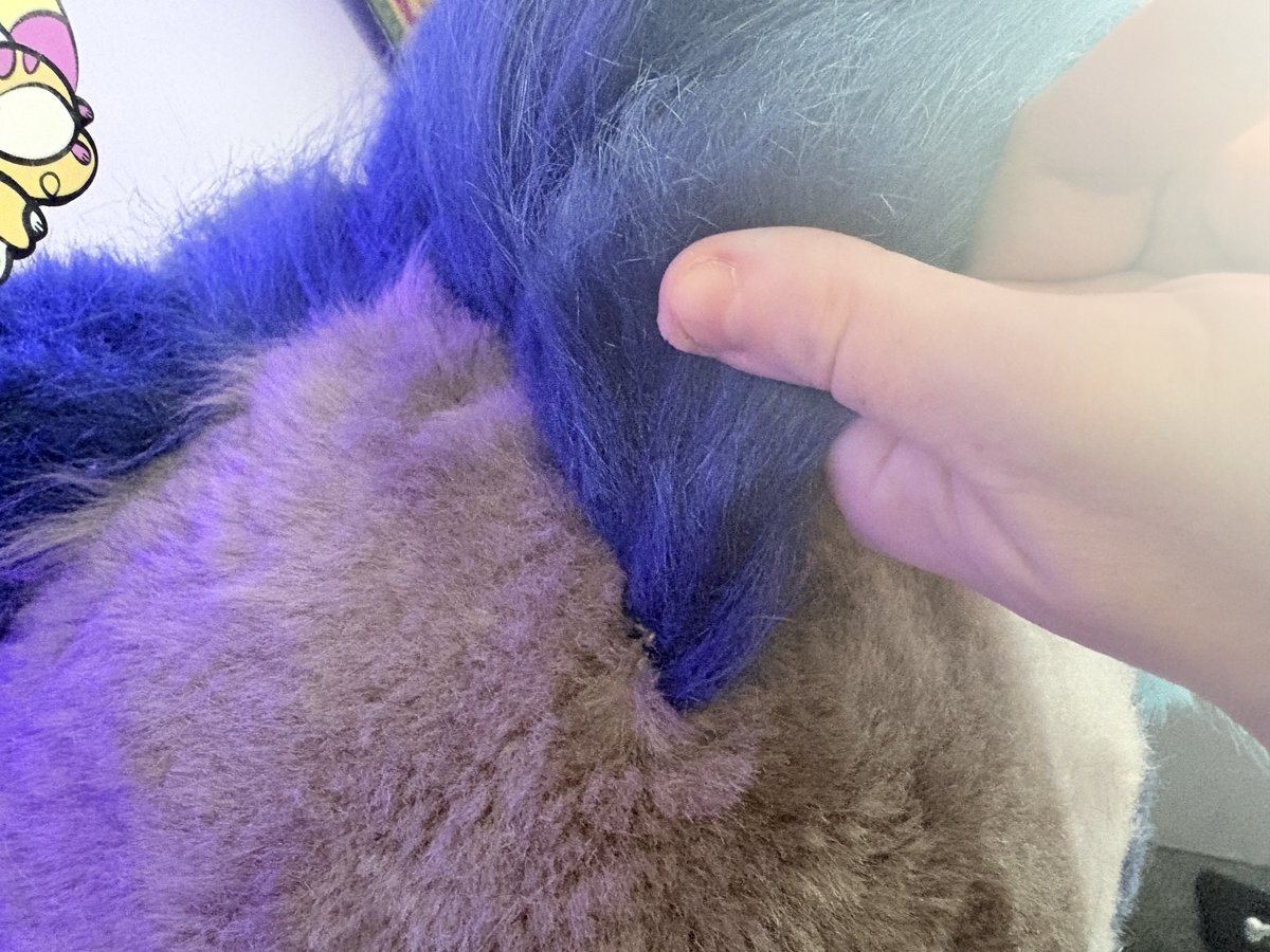 FerretFactory's tweet photo. Each little piece of hair is individually sewn in and stress-tested. This hair isn’t going ANYWHERE https://t.co/5qauqLIf3F