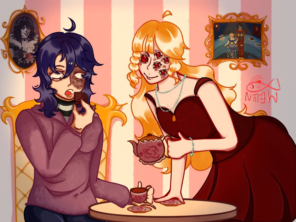 PhMinhAnh3's tweet photo. @Nocturne_serinu Hi, my latest art about my OC and my friend OC https://t.co/tviqkqXf5O
