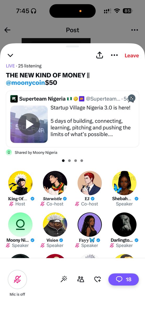 moonycoin's tweet photo. Great to see the @MoonyNigeria community host their first Space. Well done to everyone involved! 

Let's build the future of open money together. Join the Moony Nigeria chat on @Flipcash 

https://t.co/dONCn9mkFa https://t.co/UovbobU9i8