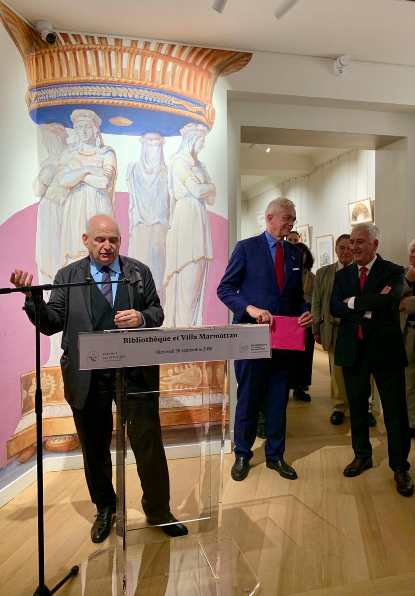 AcadBeauxarts's tweet photo. Soirée de réouverture de la Bibliothèque et Villa Marmottan à Boulogne-Billancourt.
Le site rouvre ses portes au public après 5 ans de travaux. https://t.co/JAAk72w8DC