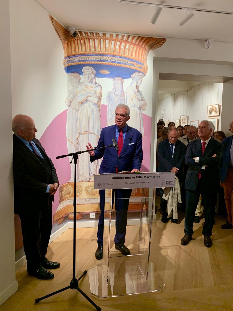 AcadBeauxarts's tweet photo. Soirée de réouverture de la Bibliothèque et Villa Marmottan à Boulogne-Billancourt.
Le site rouvre ses portes au public après 5 ans de travaux. https://t.co/JAAk72w8DC