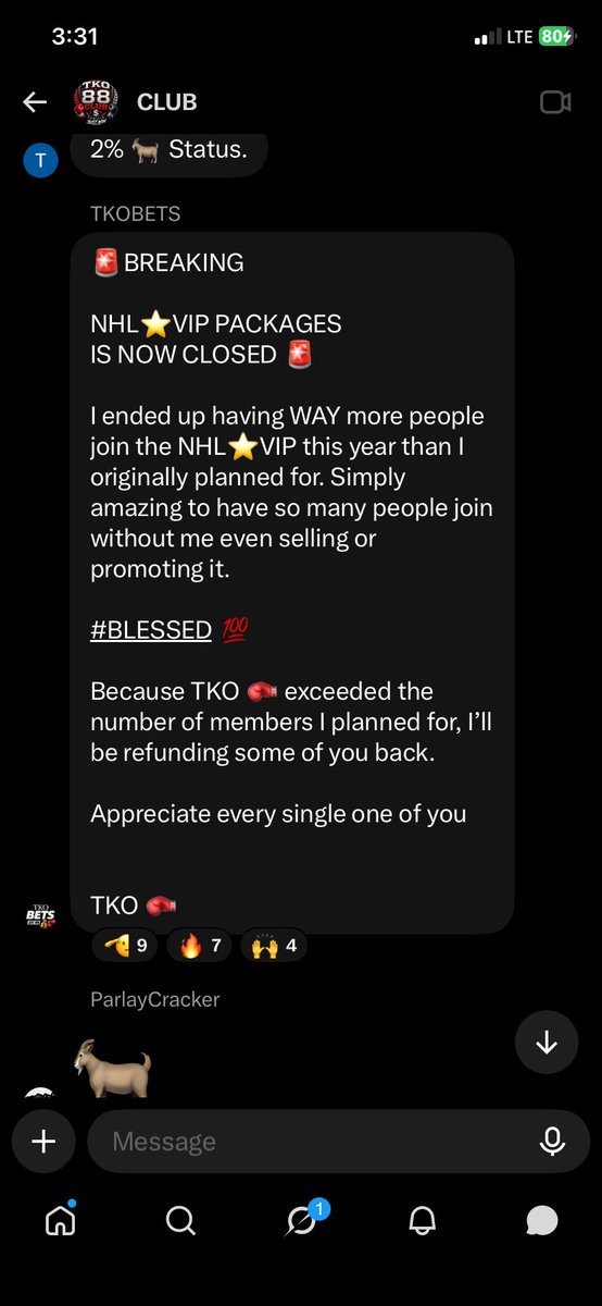 tkobetsexposed's tweet photo. LOL is all I can say to this @TKOBETS1 

So nobody bought it? Cuz I Can’t find a single person who bought it

You tell me ? 🤷🏻‍♂️🤷🏻‍♂️🤷🏻‍♂️

Take a look at this @jteggspicks https://t.co/ikhrSreEF7