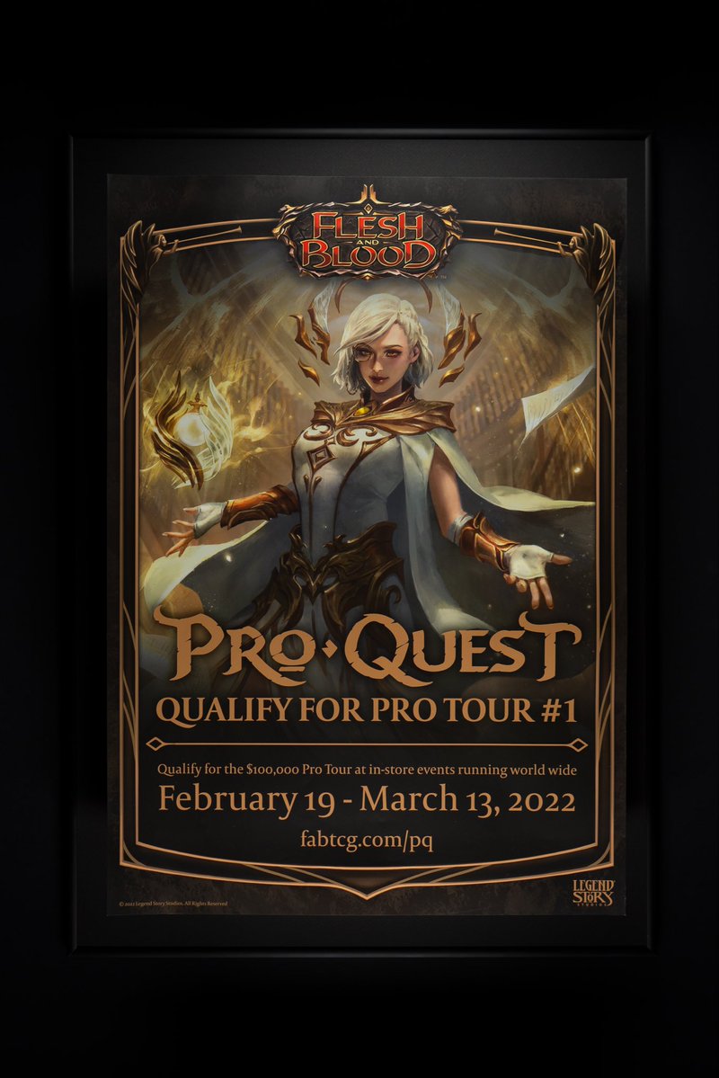 fab_collect's tweet photo. "In-store events running world wide."
 2022: ProQuest Season 1, the road to Pro Tour New Jersey. 2026: Pro Quest London, the road to Pro Tour London 2027.
 Play the game, see the world. #fabtcg https://t.co/dK2Uzkp4FV
