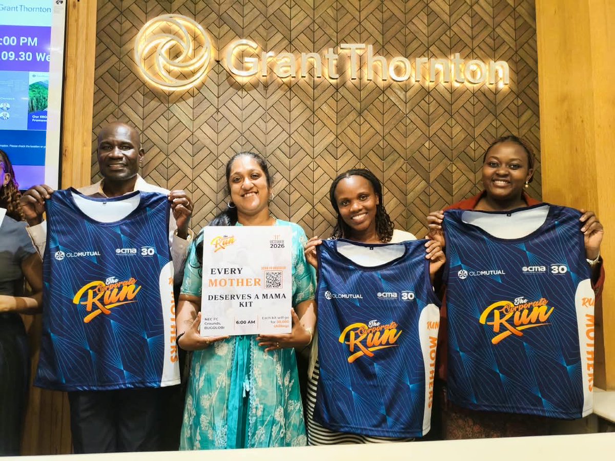CorporateRunUg's tweet photo. Today, we delivered 50 kits @GtUganda the team is ready to hit the track at #CorporateRun2026!
That’s 50 Mama Kits guaranteed for expectant mothers in delivery wards across Uganda. Every kit counts!
Is your squad locked in? Don't miss out on your sizes!

Sun, Oct 11 @ 6:00 AM

NEC Pitch, Bugolobi

Pick-up: Forest Mall, Lugogo (9 AM – 5 PM)
Get Registered: https://t.co/BbiS13WCVh

#CorporateRun2026
#RunForExpectantMothers