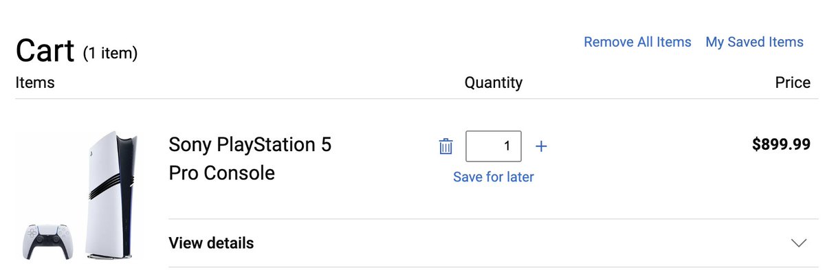 Pricerrors's tweet photo. PS5 PRO BACK IN STOCK AT DELL

Dell currently has the PlayStation 5 Pro available for $899.99

https://t.co/eSWq4WzxR5 #ad 

Resale prices are already going for $1,000+

Place your order while it lasts... https://t.co/oFLKIAR6F4