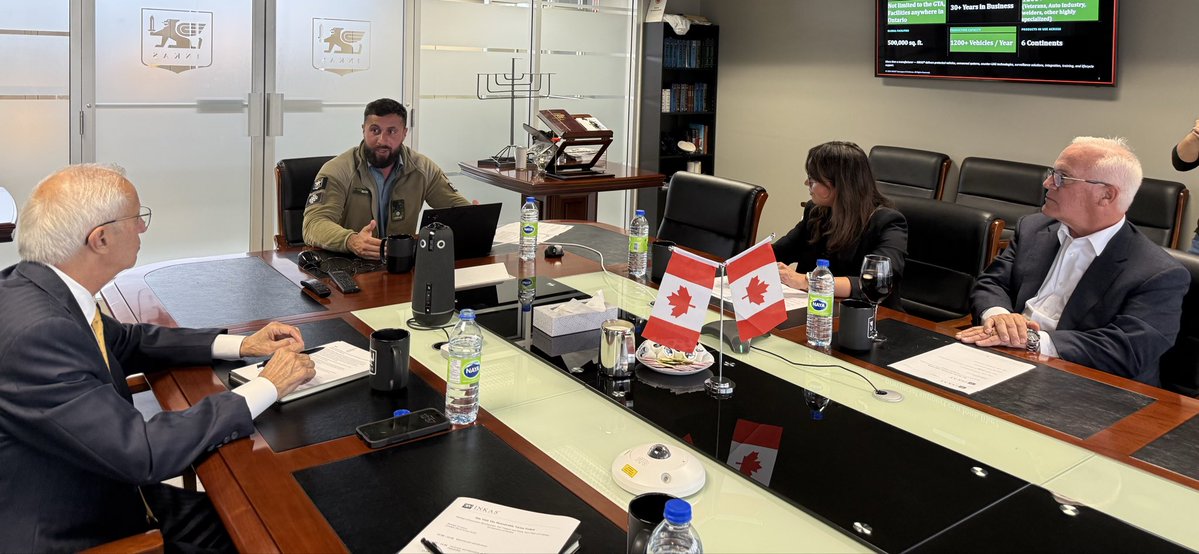 VictorFedeli's tweet photo. On the heels our productive meeting at the MSPO defence show in Poland, it was a great to visit INKAS’ Toronto facility this afternoon and see first-hand how their products are supporting security operations in 70+ countries.

As Canada and its NATO allies continue to make unprecedented investments into the defence market, we explored how INKAS is capitalizing on these opportunities and supporting job creation within Ontario.