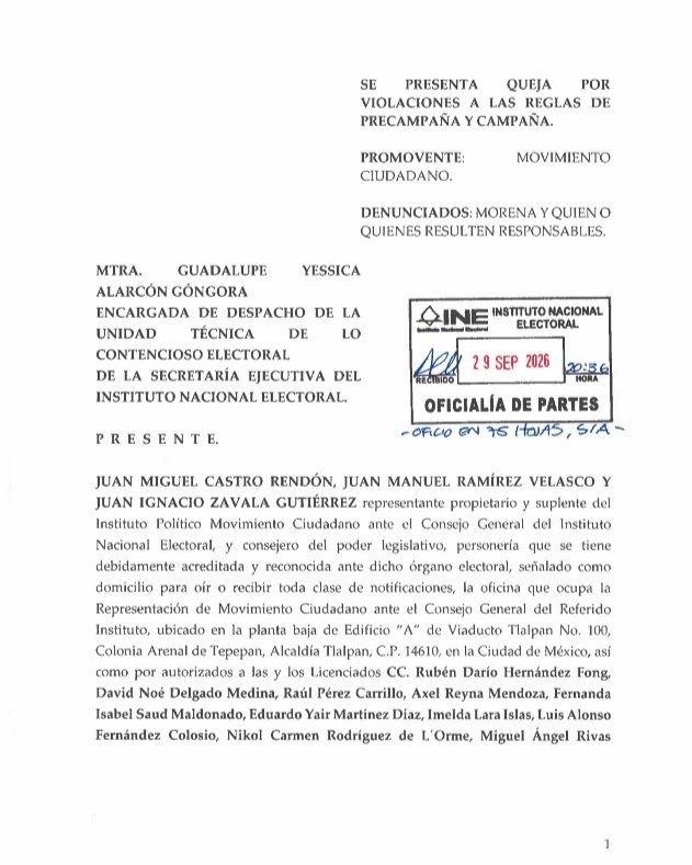 AlvarezMaynez's tweet photo. Morena sigue violando la ley de forma impune.

En Nayarit, Tlaxcala, Chihuahua, Nuevo León y Sonora hacen eventos, recorridos y promoción en redes. Incluso, ellos mismos les llaman “campañas”.

Nuevamente denunciamos formalmente estos abusos: que se investigue y reporte el origen de los recursos ilícitos.