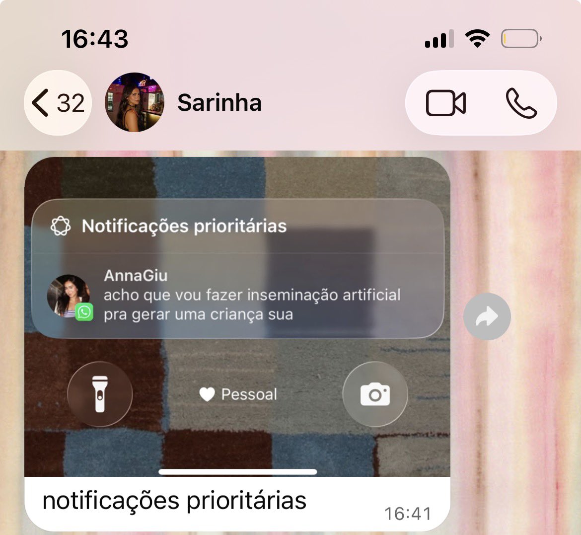 flulivs's tweet photo. mano o wpp da minha amg priorizando tudo problemático q eu falo https://t.co/ri98e6W7PX
