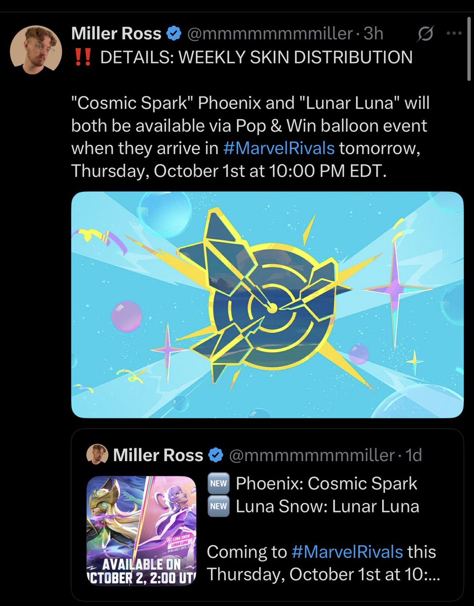 Moonstatic02's tweet photo. @Axecptional @jr_heeen @Ogjigsaw_ For clarification we get the patch/Gatcha Oct 1 while China gets it Oct 2 because of the time difference. https://t.co/AXKtKvzgHv