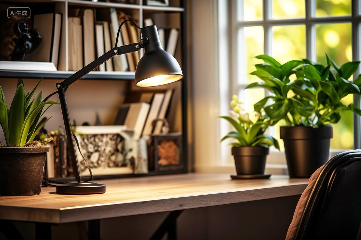 Sabrapritc8fx3's tweet photo. Mi escritorio ideal para la oficina: minimalista, con plantas pequeas y una lampara funcional. Orden y productividad son la clave!， https://t.co/5ZleRBz5iO
