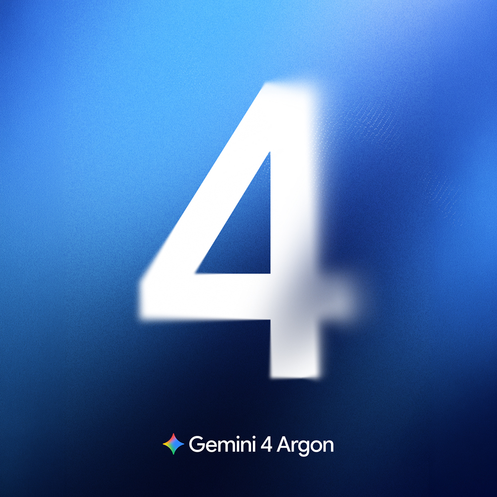 Today we’re introducing Gemini 4 Argon . It delivers frontier performance in complex workflows across real-world software engineering, knowledge work, and cybersecurity defense with an industry-leading 1M token output limit. 📷