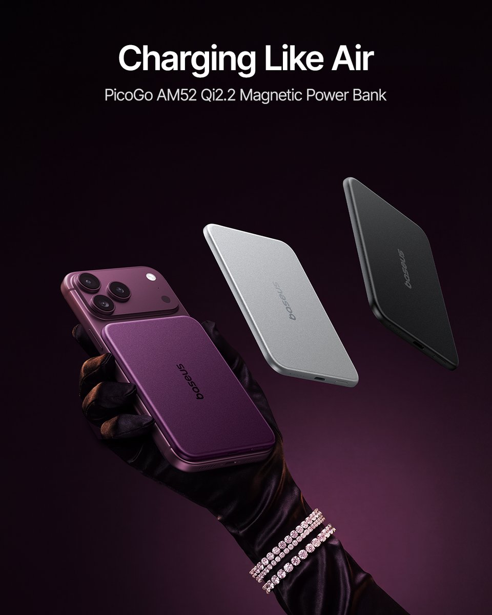 Baseus_Global's tweet photo. The only red on your phone should be the cherry. π
Baseus PicoGo Air AM71, now in Dark Cherry.
Thin enough to just leave on.
Baseus Dark Cherry Collection for iPhone 18 Series
π https://t.co/sRrGighVnc
#Baseus #BaseusPicoGo #BaseusDarkCherryCollection #iphone18promax #burgundy #newtrick #baseuspowerbank