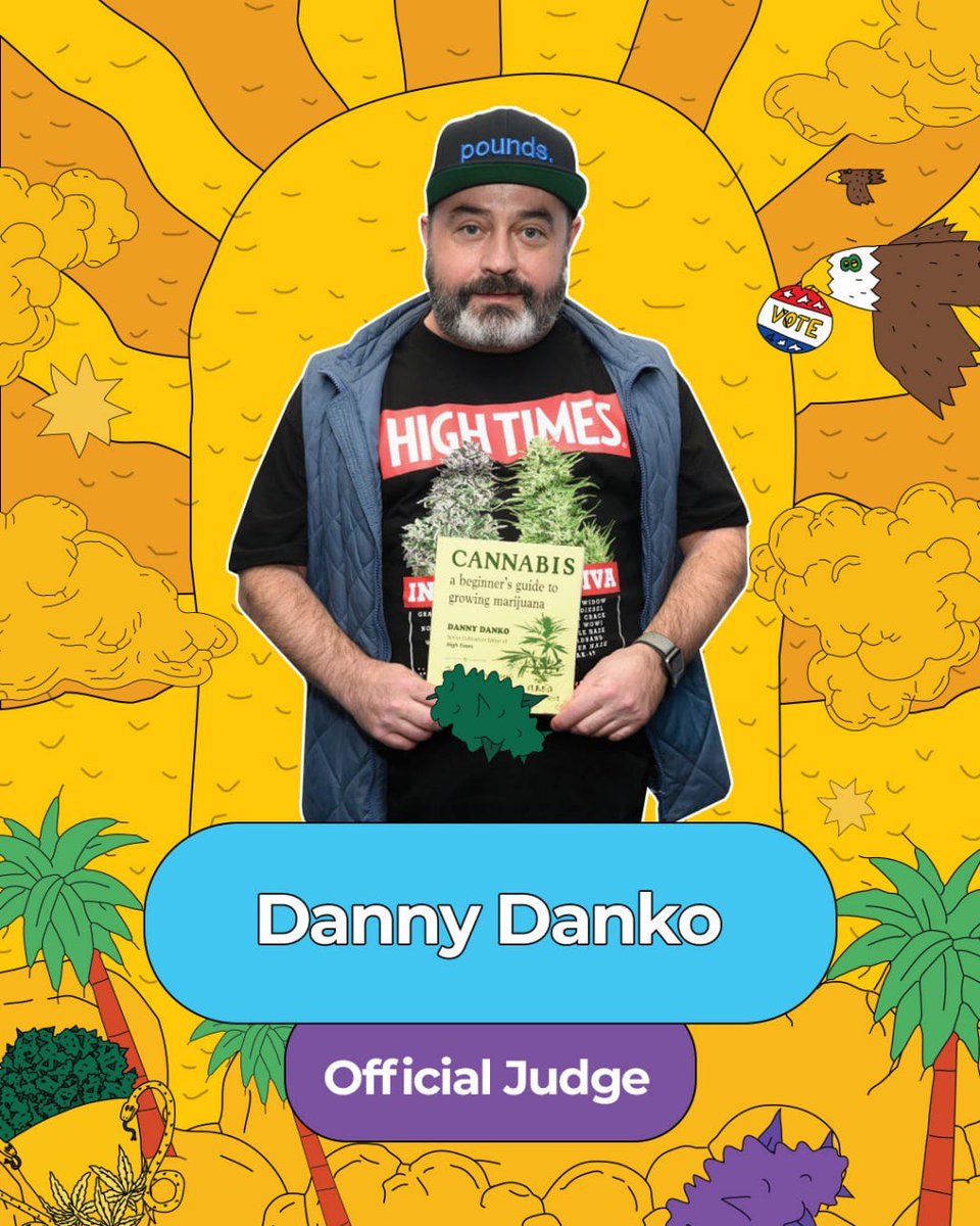AAutoflower_cup's tweet photo. Danny Danko is BACK for AAC 2027. 🏆🌱
After helping crown the 2026 winners, @DannyDanko returns for the 5th edition of the American Autoflower Cup!!!
18 years at High Times. Seed Bank Hall of Fame founder. Cultivation expert. And yes — he’s judged more Cups than anyone on the planet.
📅 Jan 30, 2027 · beTRUE Studios, LA
🌱 Entries open: https://t.co/xO8J1ifsy9