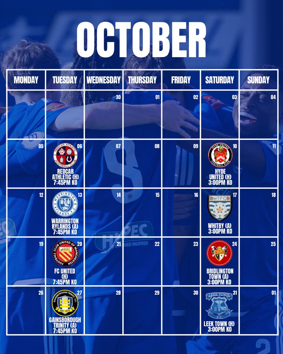 CurzonAshton's tweet photo. 📆 Busy October ahead 

#BackTheNash | #TheNextStepTogether https://t.co/U8neEzUpbr