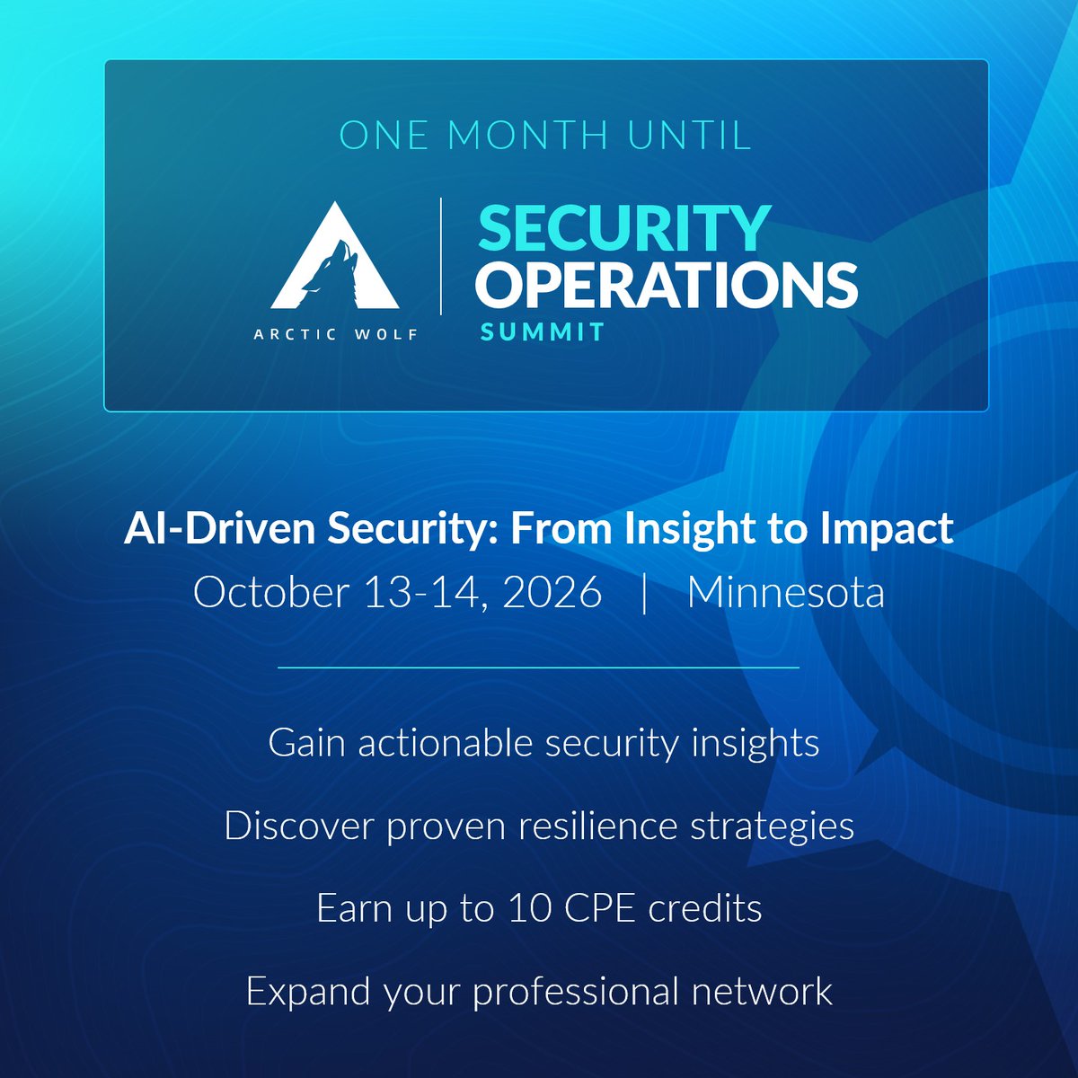 AWNetworks's tweet photo. Security leaders keep coming back to the Security Operations Summit. Register now: https://t.co/prZcKTpTZb

🔷 Practical insights you can use right away
🔷 Real strategies from real security programs
🔷 A room full of peers solving the same problems you are https://t.co/zLH8zO7PGS