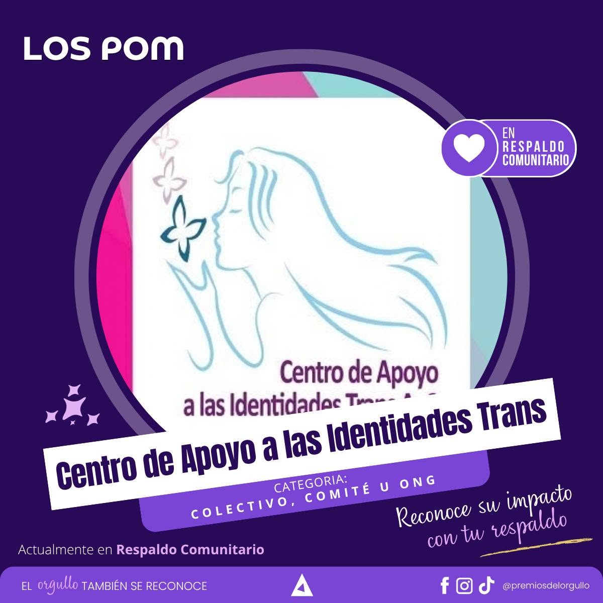 CentroTrans's tweet photo. Este año @CentroTrans cumple XV años trabajando en favor de los derechos de las mujeres trans.

Estamos postuladas a los POM. 

Ayúdanos, entra al link  dale like 👍 a nuestro logo Centro de Apoyo a las Identidades Trans

Muchas gracias.

https://t.co/k2FvNGGtsZ https://t.co/agQVRz4tyC