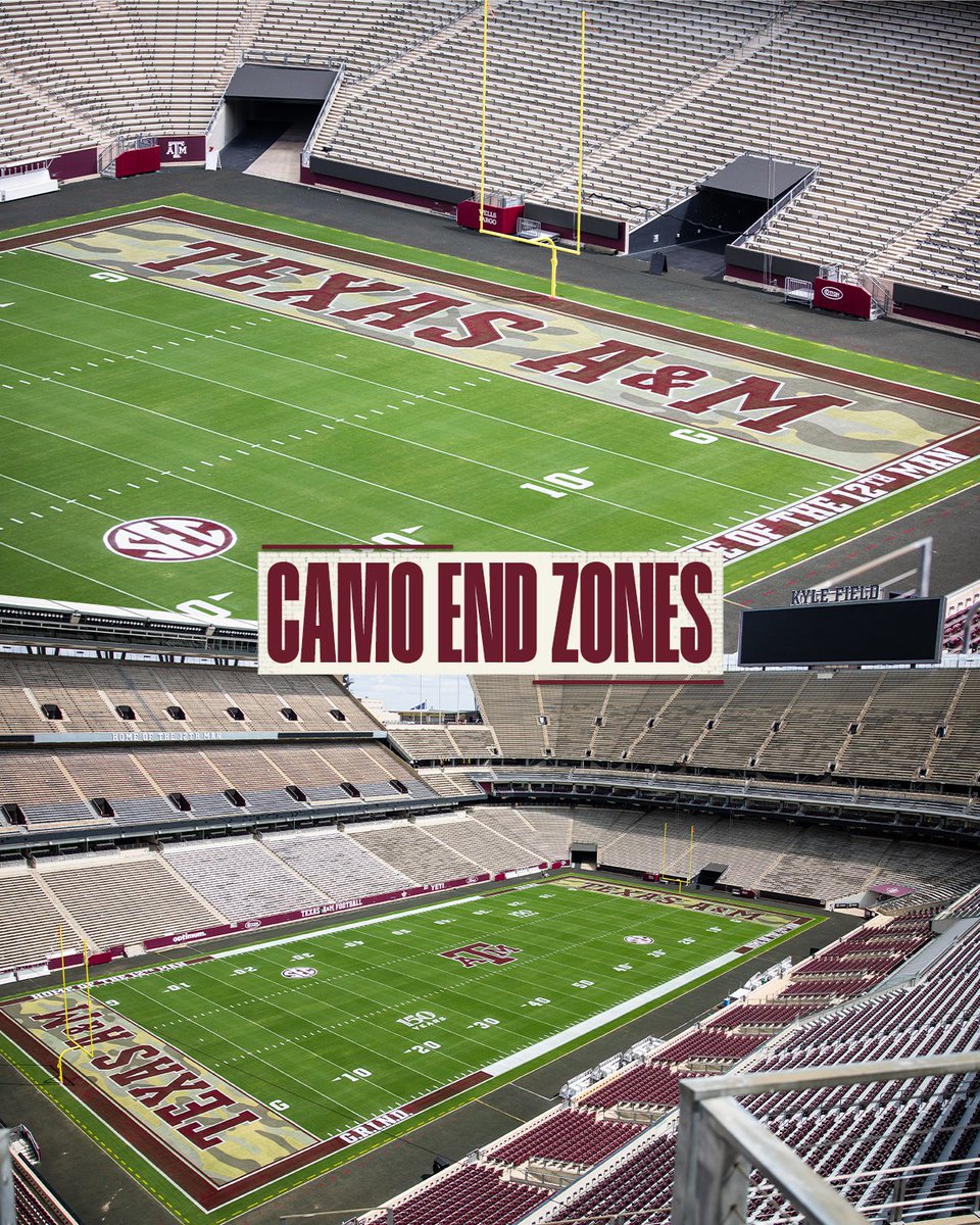 AggieFootball's tweet photo. A field to match the attire. https://t.co/FlXgXwenR6