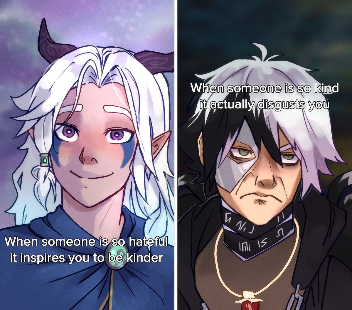 Tategaminu's tweet photo. Explains why one of them has a happier life just saying!
#tdk #thedragonking #tdp #thedragonprince #rayla #claudia https://t.co/JwTLHAdT8R