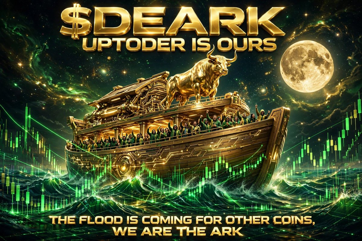 Almamman8835's tweet photo. @DeARK_BSC 

$DEARK - UPTOBER IS OURS 🌕🐂

Others will drown, we will sail.

THE FLOOD IS COMING FOR OTHER COINS,
WE ARE THE ARK.

Are you in? ⛵

#DEARK $DEARK #UPTOBER
LFDEARK 👑 https://t.co/TJgmAvgKfx