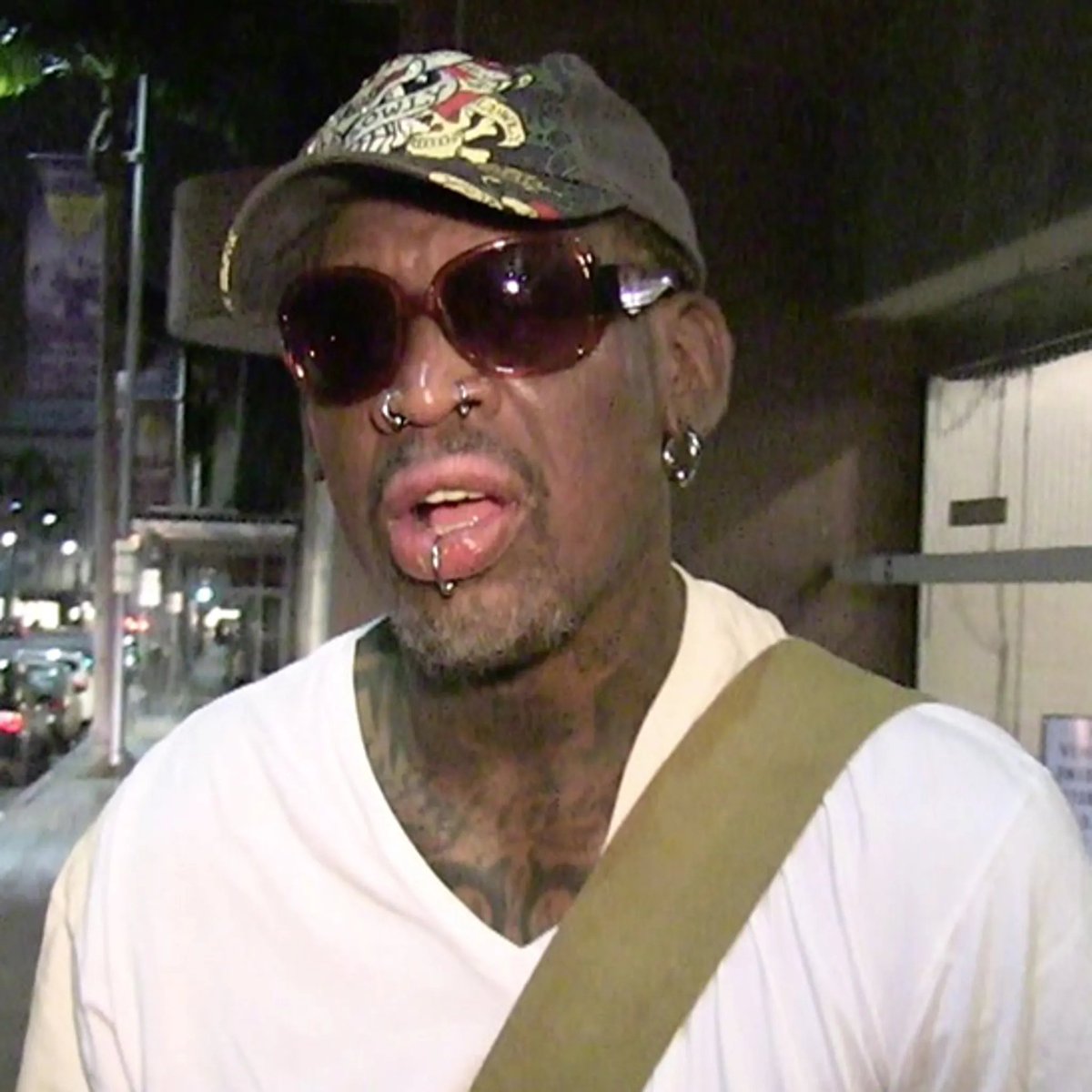 valuetainment's tweet photo. JUST IN: Kim Jong Un has reportedly cut ties with Dennis Rodman after Rodman got drunk and defecated on a hotel floor during his last visit to North Korea. https://t.co/HLq2Rws63D