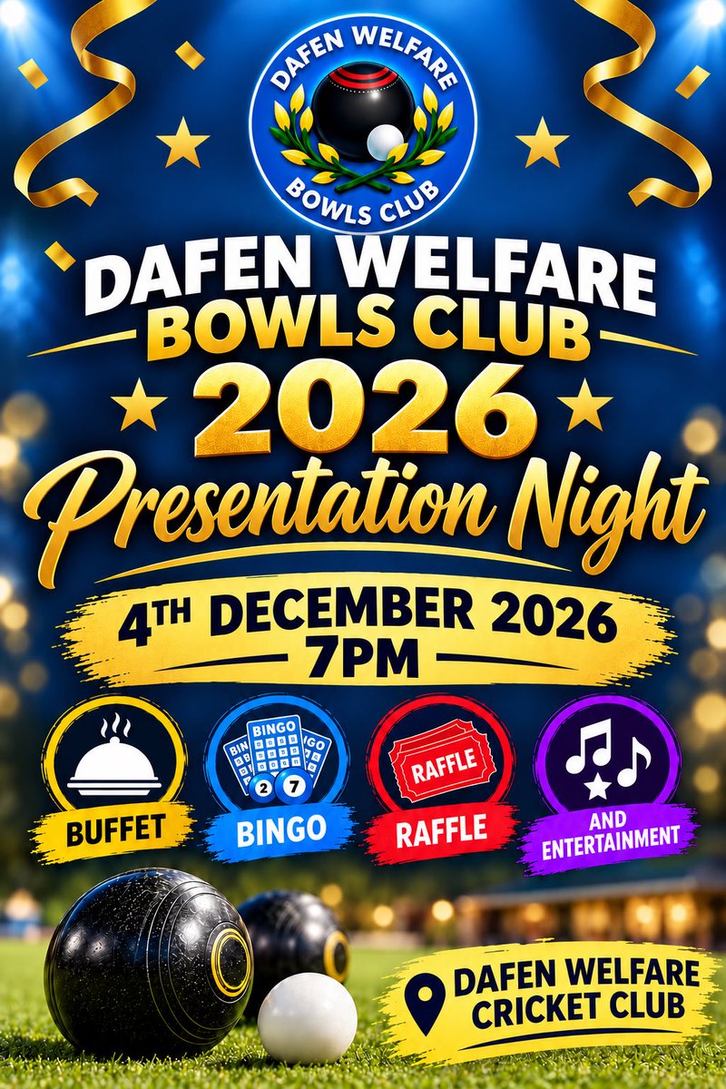 DafenBowls's tweet photo. Come and join us close out 2026 season and have a few 🍺🍺🍺 https://t.co/SVdgTtoMxf
