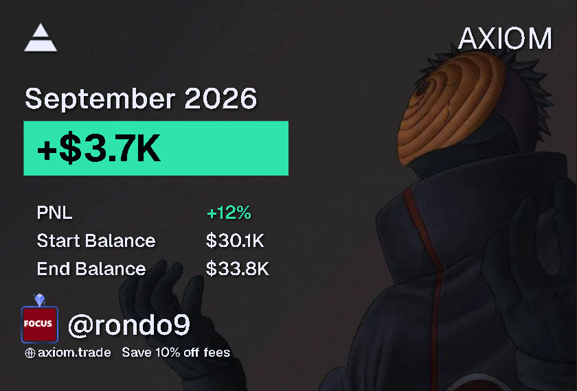 Rondoo88's tweet photo. SEPT RECAP : +25 SOL +1K USDC.

Started the month with 5.90 SOL, peaked at 83 SOL. First 2 weeks were solid, second half I lost almost everything like a dummy.

October: need to stop tilting, stick to my strategy. 

InshAllah 1K SOL before january. https://t.co/HOgJCEI6Uu