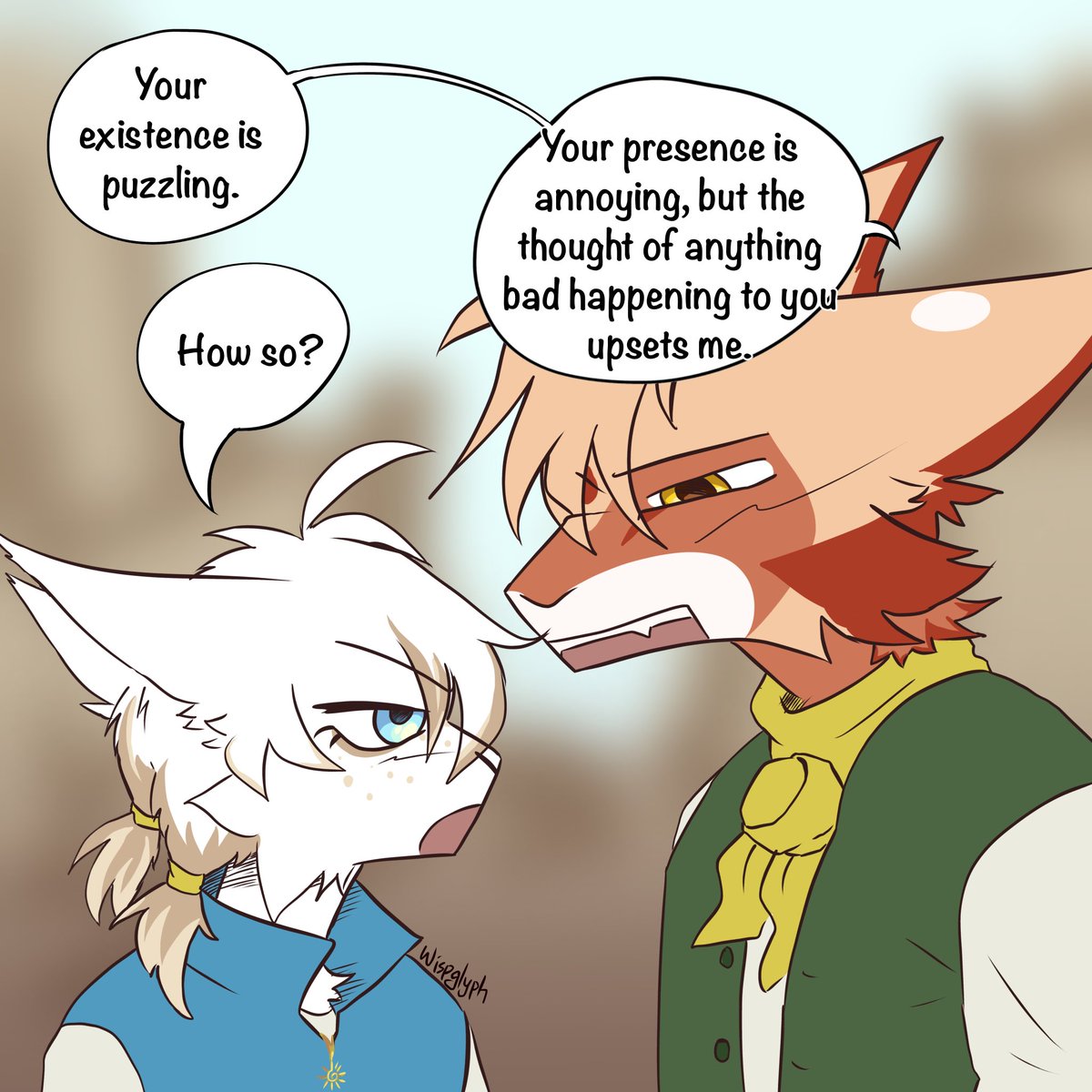 Wispglyph_'s tweet photo. Peak sibling energy 
#oc #art https://t.co/ENJ7VoASz8
