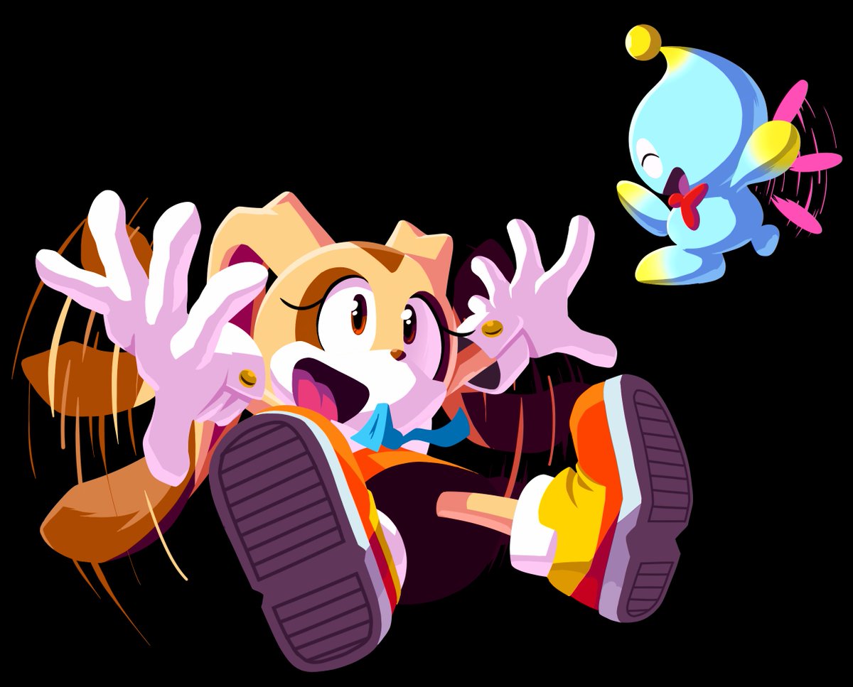 EmmAMT141's tweet photo. Por si les da curiosidad este dibujo usado para la portada de Vs Cream the Rabbit es un arte hecho por un artista muy bueno llamado Pocho. https://t.co/pCIgGnniwv