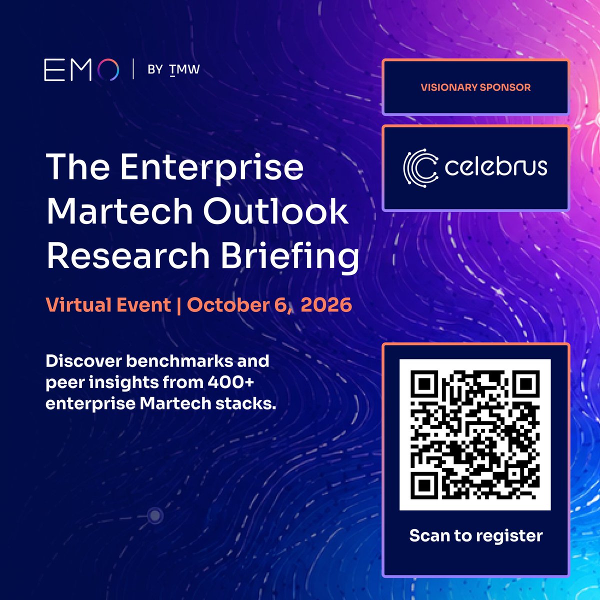 CelebrusTech's tweet photo. 95.3% of brands have an AI agent roadmap. Only 10.8% have fully scaled one.

What’s stopping AI ambition from becoming AI impact?

Celebrus CEO Bill Bruno joins The Martech Weekly to dig into what it takes to move #AI agents into production.

🎧 Register: https://t.co/zUBFccsFvT https://t.co/cLZ1uPU0bU