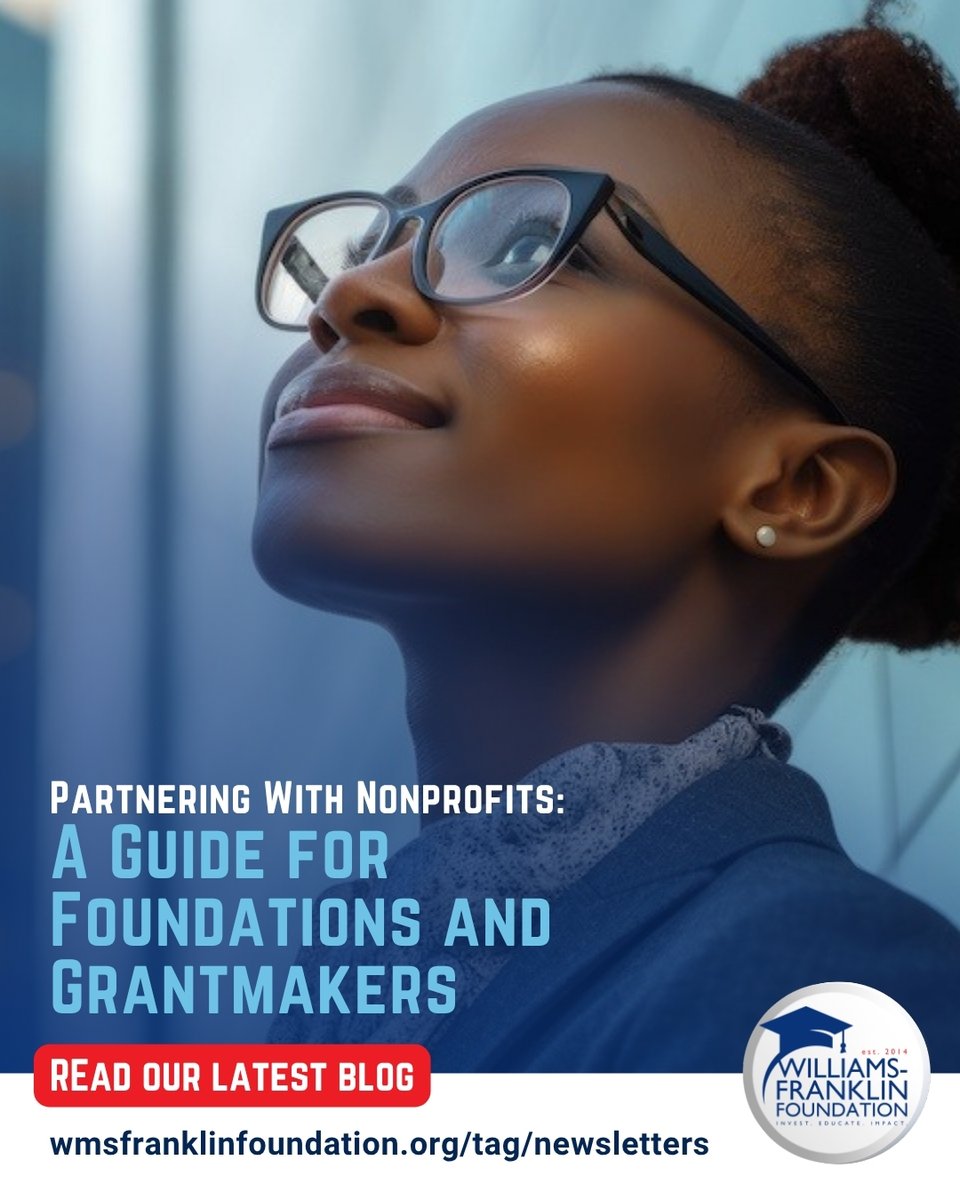 WFFScholarship's tweet photo. The strongest partnerships go beyond writing a check; they bring organizations together around a shared mission and measurable impact.
Read the full blog:
https://t.co/H5YXsCqbYW
#WilliamsFranklinFoundation #NonprofitPartnerships #EducationalEquity #HBCUScholarships https://t.co/DimUc7uR9z