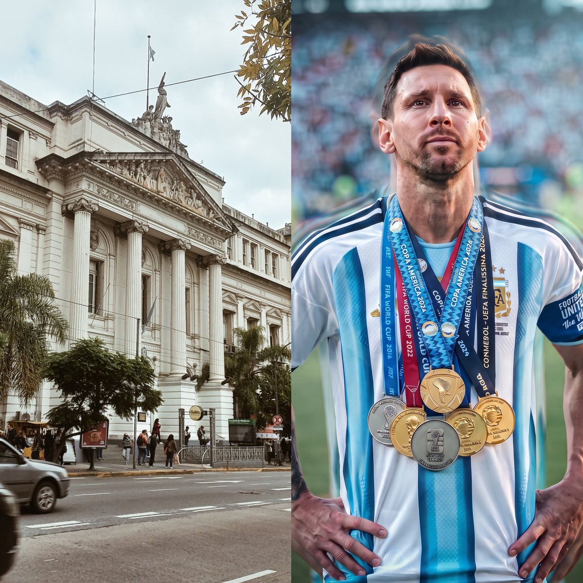 sudanalytics_'s tweet photo. 🎓🇦🇷 La Universidad de Buenos Aires le otorgará a LIONEL MESSI la MÁXIMA DISTINCIÓN, el título de Doctor Honoris Causa.

👏 El reconocimiento es por ser “el mejor jugador de fútbol a nivel mundial de las últimas décadas”. https://t.co/Vo8SVmNt3Z