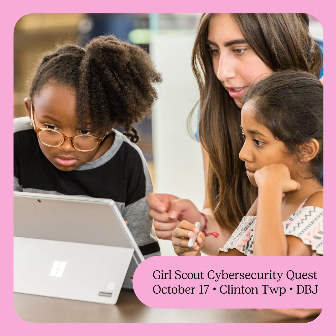 GSSEM's tweet photo. Ready to crack the code? 🔐💻

DBJ are invited to join us in Clinton Twp for a cybersecurity adventure where they’ll crack clues, solve digital mysteries, and uncover the secrets to staying safe online!

💻 REGISTER NOW: https://t.co/m14Xg9D0cY https://t.co/zIcDsyku0z