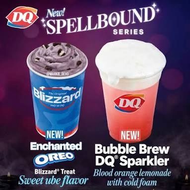 DQ_Hmmocks_PBay's tweet photo. Have you tried our latest Spellbound Series yet? Name a better way to get into the Halloween spirit—if you can! 🎃👻 #DairyQueen #SpellboundSeries https://t.co/ZVTUiZAa2f