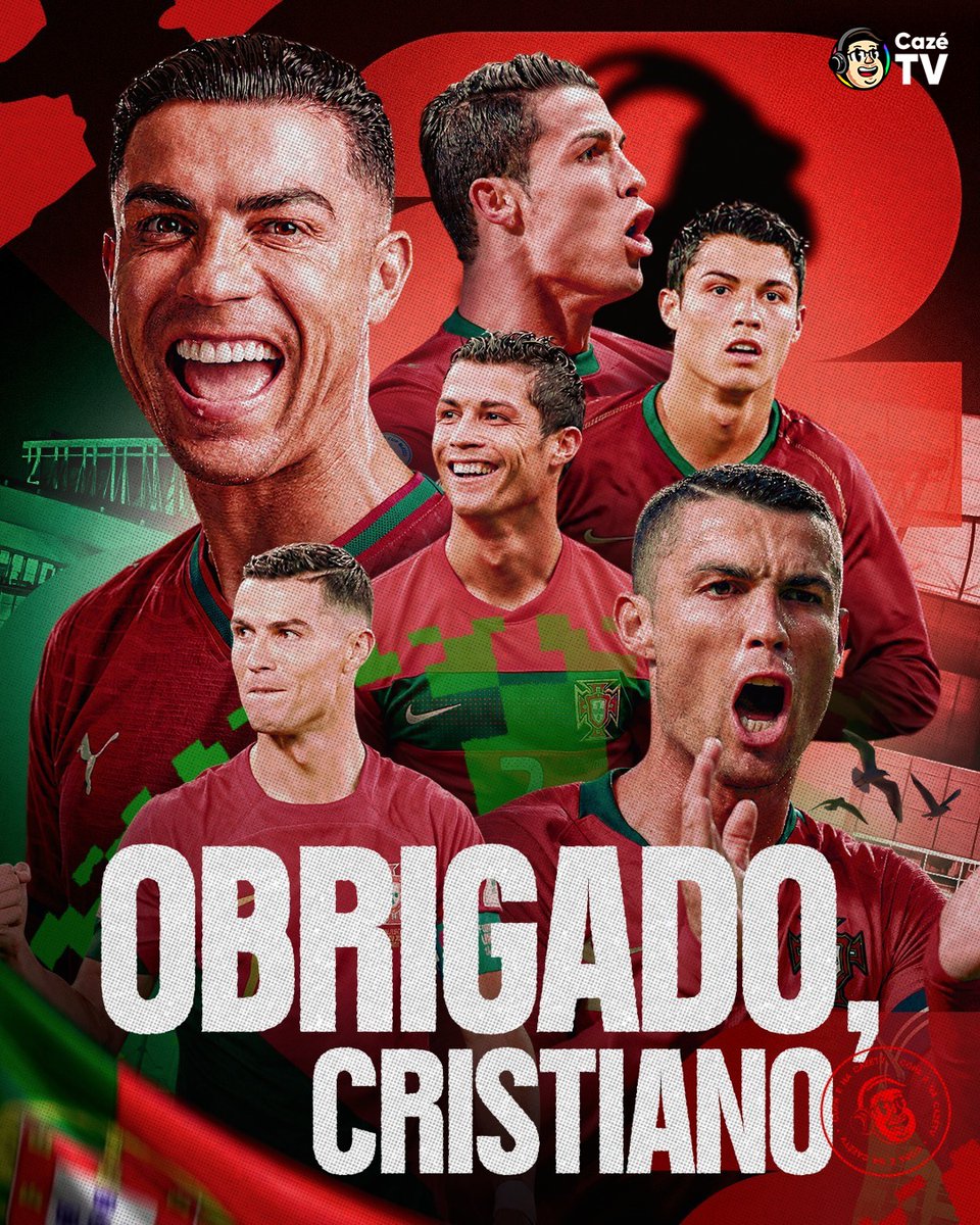 CazeTVOficial's tweet photo. Independente do que vá acontecer, obrigado por tudo que você já fez! O futebol te agradece todos os dias, Cristiano! https://t.co/HxOu5ucWRk