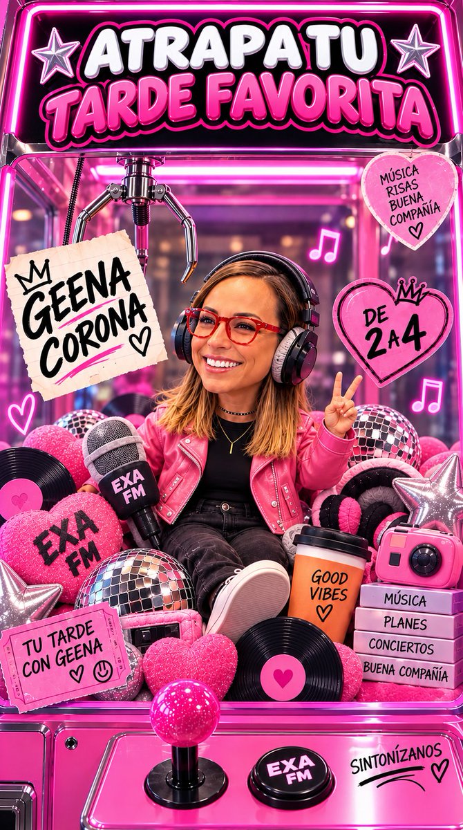 ExaRebeldes's tweet photo. ✨Heey! Llega la guapa Geena Corona para seguir disfrutando tu tarde en la estación naranja Exa FM 🧡

Sintoniza el 104.9 FM desde tu app o radio 📻🎧
#GeenaCoronaEnExa
#ExaRebeldes #EnTodasPartePonteExa https://t.co/BM5JCWFODh