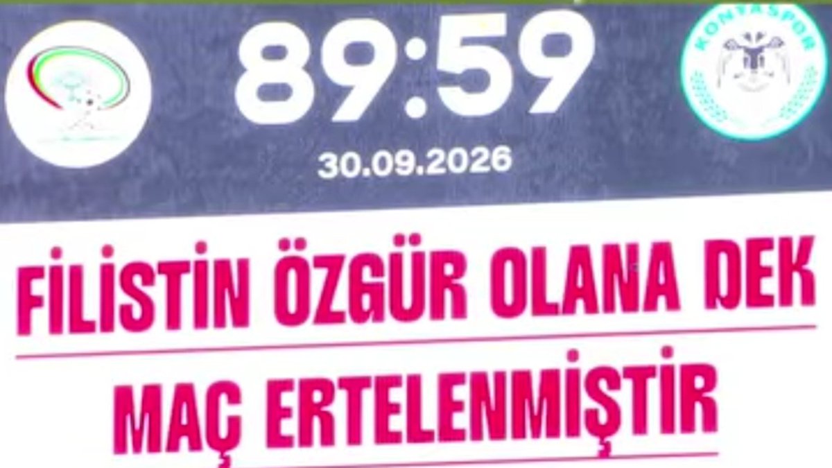 Asrmedia_'s tweet photo. Filistin özgür olana dek maç ertelenmiştir. https://t.co/40q6WGToqi